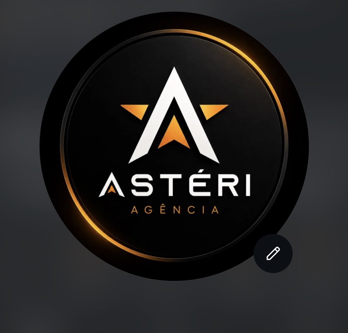 Logotipo original da Astéri Agência